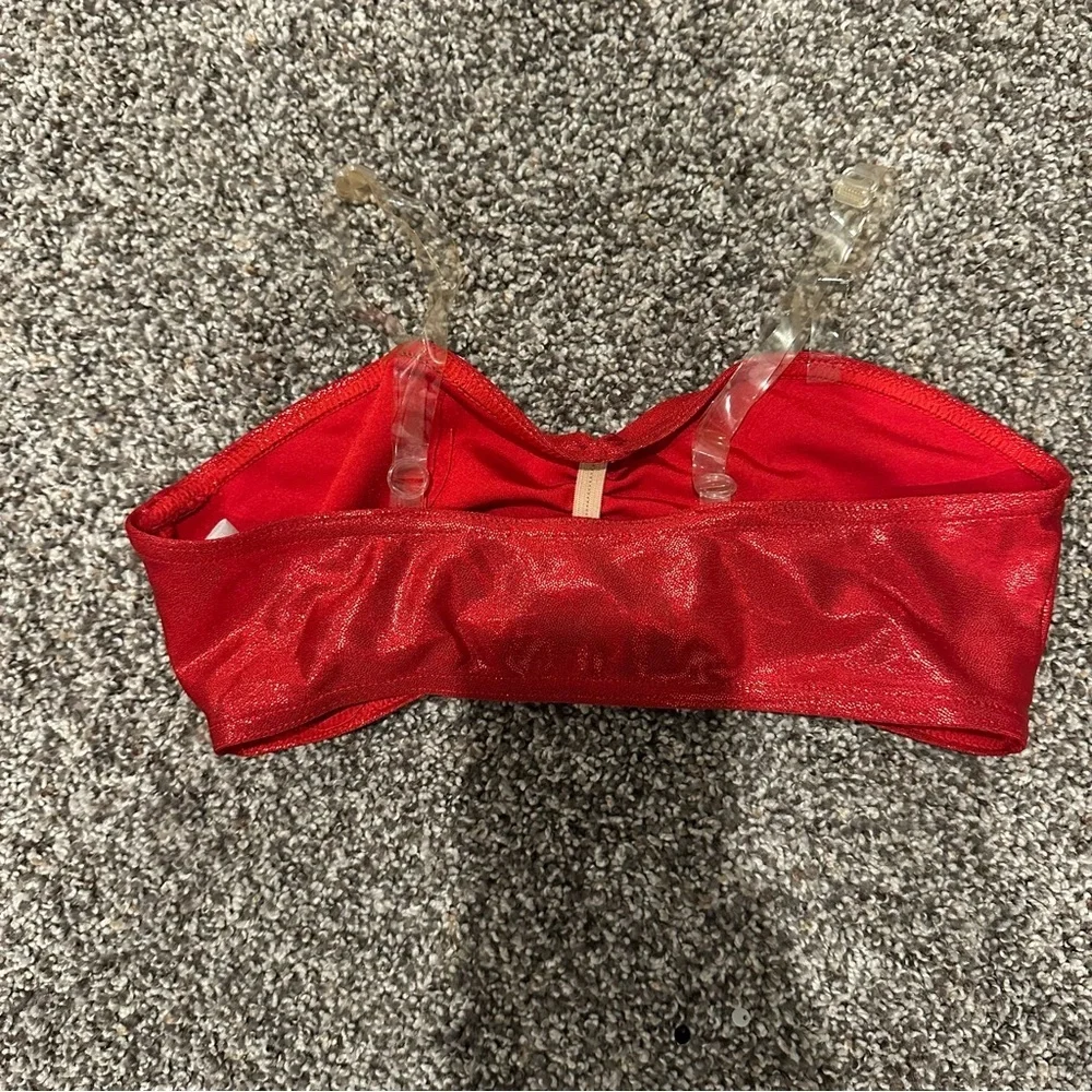 Girls Red Bra